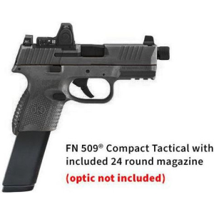 FN 509 Compact Tactical 9mm 4.32″ 12+1/24+1