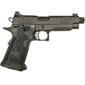 Staccato P Threaded Black 9mm 4.4″ 17+1
