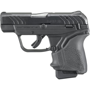 Ruger LCP II Black w/Hogue Grip Sleeve 22LR 2.75″ Barrel 10+1