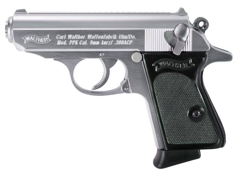 Walther PPK Stainless 380ACP 3.3" Barrel 6+1