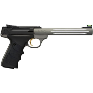 Browning Buck Mark 22LR 7.25″ Barrel W/ TruGlo Fiber Optic-Pro Target Sights 10+1 *CA Compliant* Matte Black/Anodized Gray 051462490