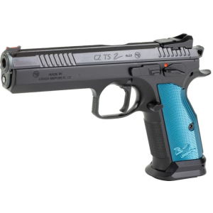 CZ TS 2 SAO Blue 9mm 5.28″ Barrel 20+1