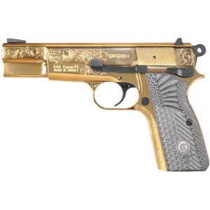 Girsan MC P35 Engraved Gold 9mm 4.87″ Barrel 15+1