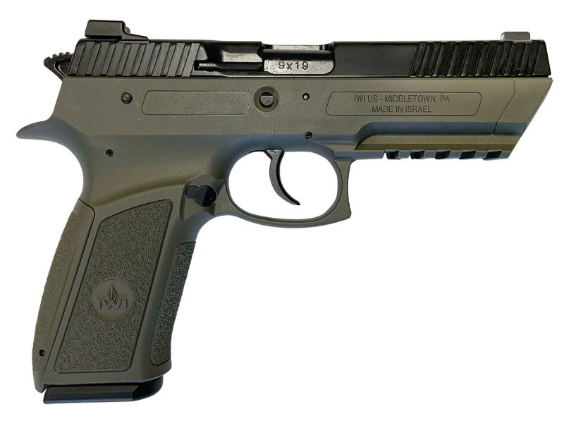 IWI Jericho II 9mm 4.4" 17+1 OD Green J941PL9OD-II - Image 2