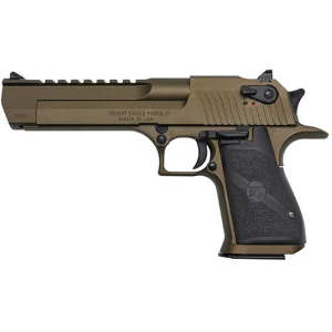 Magnum Research Desert Eagle 44 Magnum 6″ Barrel W/ Combat-Fixed Sights 8+1 Black/Burnt Bronze DE44BB