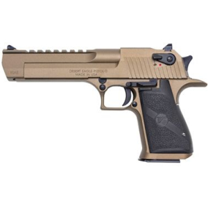 Magnum Research Desert Eagle 44 Magnum 6″ Barrel W/ Combat-Fixed Sights 8+1 Black/Burnt Bronze DE44BB