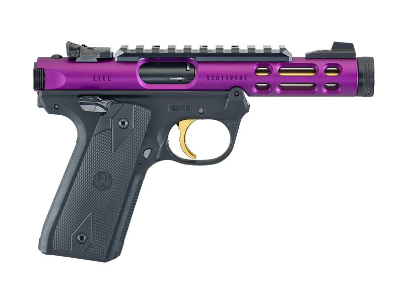 Ruger Mark IV 22/45 Lite Purple/Gold 22LR 4.4" Barrel 10+1 - Image 5