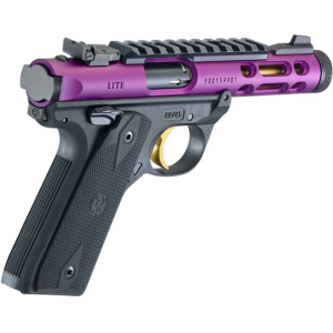 Ruger Mark IV 22/45 Lite Purple/Gold 22LR 4.4″ Barrel 10+1