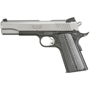 Ruger SR1911 LW Stainless 45ACP 5″ Barrel 7+1/8+1