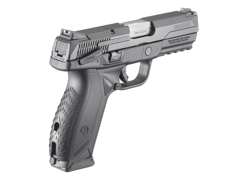 Ruger American Pistol Duty Black w/Manual Safety 9MM 4.2" Barrel 10+1 - Image 2