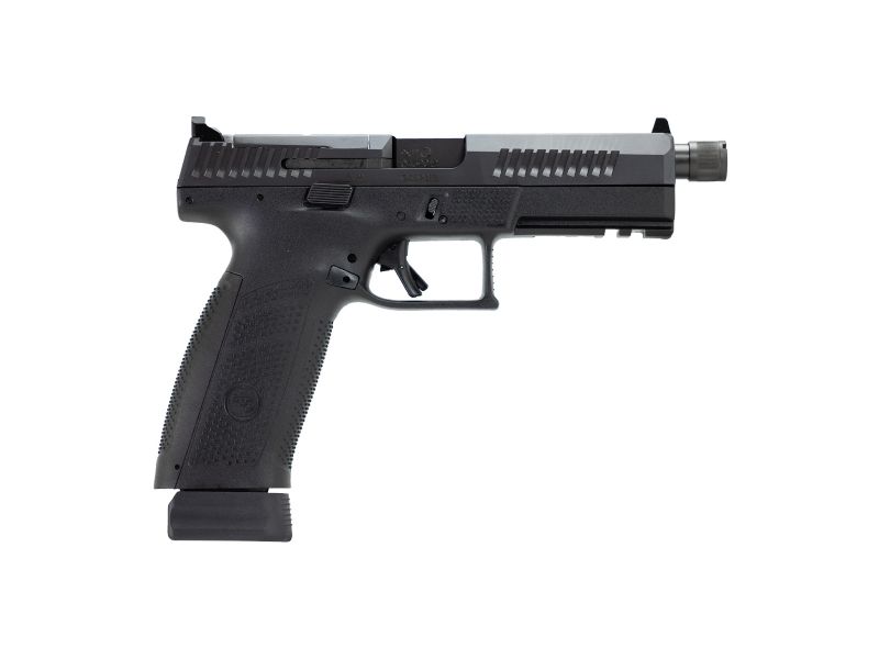 CZ P-10 F 9mm 5.1" OR Threaded/Serrated Steel 21+1 - Image 2
