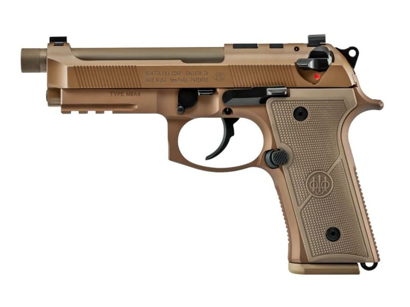 Beretta M9A4 Centurion Type G Flat Dark Earth 9MM 4.79" Threaded Barrel 18+1