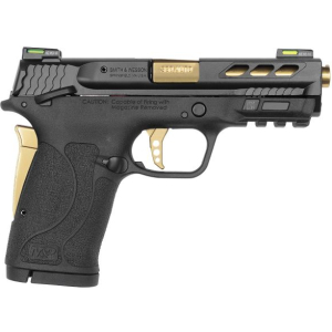 S&W M&P 380 Shield EZ Performance Center w/Gold Ported Barrel 380ACP 3.8″ Barrel 8+1