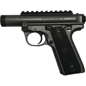 Ruger Mark IV 22/45 Tact Silencer Shop Gray 22LR 3″ 10+1