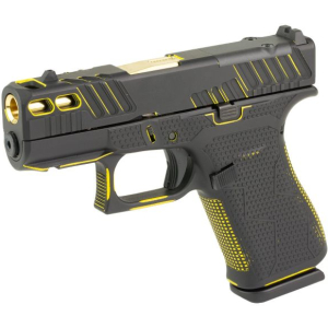Glock 43X MOS SCT Black/Yellow 3.41″ Barrel 10+1
