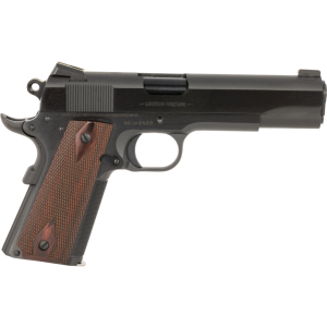 Colt Govt. LE 1911 45acp 5″ Blued Rosewood Grip 7+1