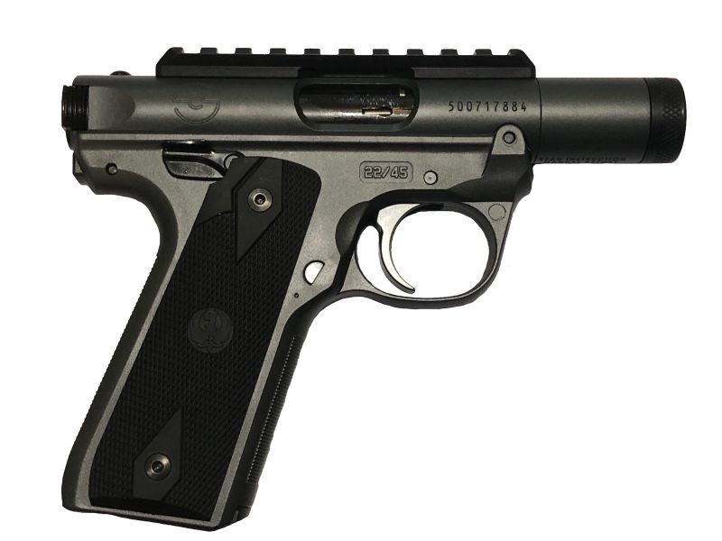 Ruger Mark IV 22/45 Tact Silencer Shop Gray 22LR 3" 10+1 - Image 2