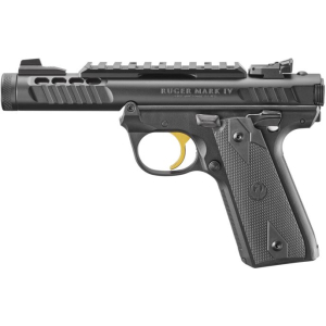 Ruger Mark IV 22/45 Lite Black 22LR 4.4″ Barrel 10+1