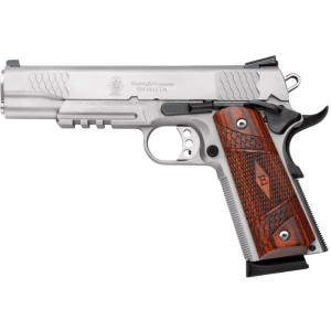 S&W 1911TA Tactical Accessory Rail E-Series Stainless 45ACP 5″ Barrel 8+1