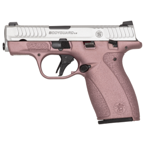 S&W Bodyguard 2.0 Blush/Silver TS 380ACP 2.75″ 10+1/12+1